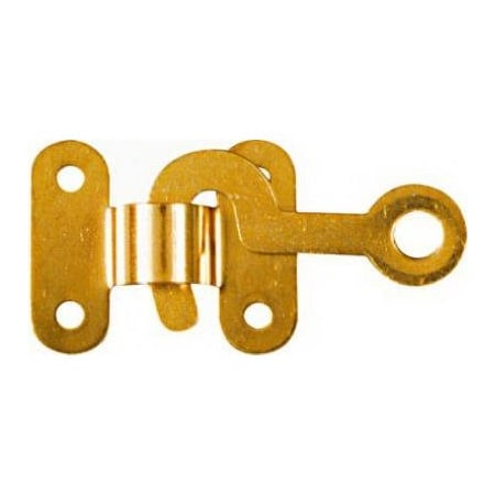 National Hardware 2PK BRS Hook And Staple N211-938